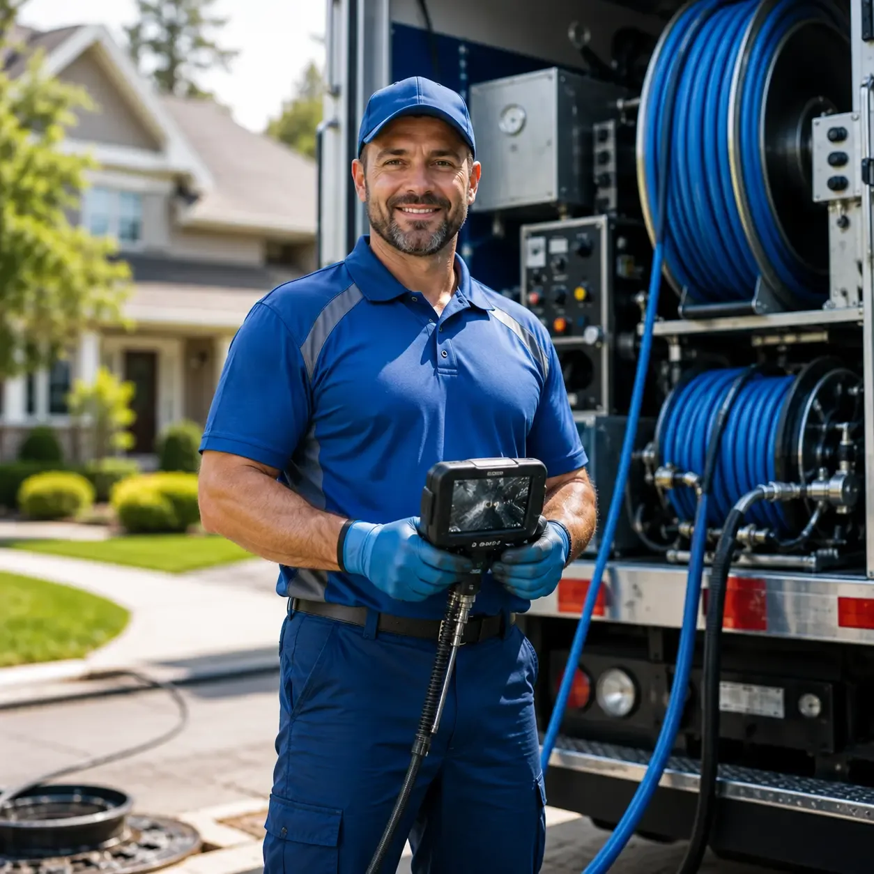 Local outdoor drain cleaning specialists in Lebanon, IL
